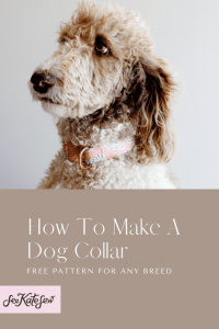 How to make a dog collar free sewing pattern!