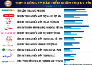 Vietnam Report reveals Top 10 insurance companies in Vietnam in 2023