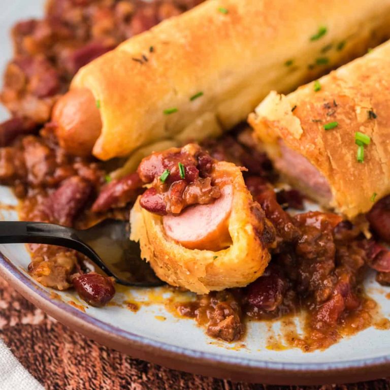 Family-Friendly Chili Dog Casserole with Crescent Rolls