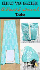 How to Make a Beach Towel Tote